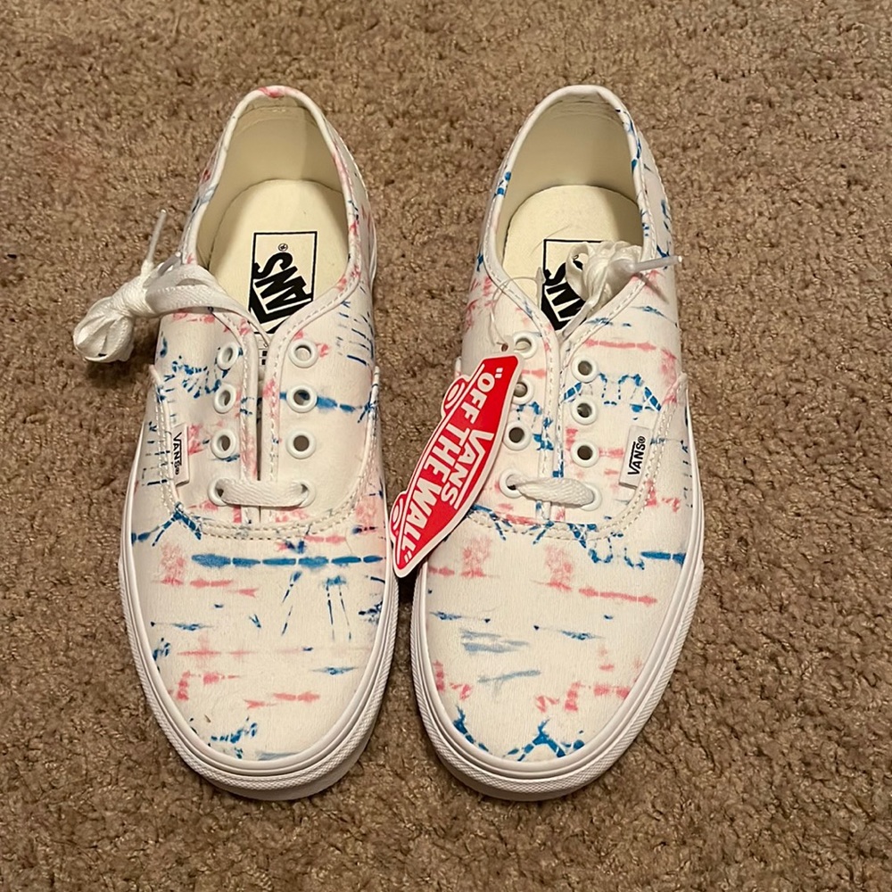 Women’s tye dye Vans, size 7